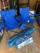 TENT, TENT-CANOPY, AND DUAL CAMP CHAIR