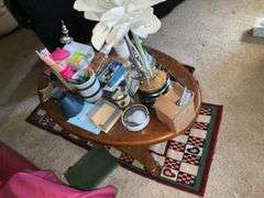COFFEE TABLE WITH CONTENTS