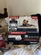 HUGE LOT INCL. TWIN BED, BASKETS, WALKER, HOME DECOR AND MORE