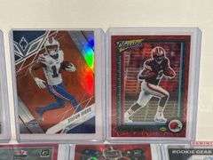 Assortment of Elite NFL WR Sports Cards (13 Cards Total)