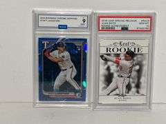 2024 Bowman Chrome Sapphire Wyatt Langford (NICE 9) and 2018 Leaf Special Release Juan Soto Rookie A