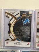 2023 Panini Select Jahmyr Gibbs RC, (2) 2023 Panini Prizm Sam LaPorta RC, (2) 2023 Panini Mosaic Sam