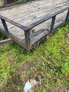 Carry-All bumper hitch trailer w/ side and rear drop gates