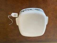 Corning Ware Lyrics Black Tulips A-1-B Casserole Dish with Lid
