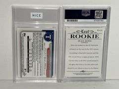 2024 Bowman Chrome Sapphire Wyatt Langford (NICE 9) and 2018 Leaf Special Release Juan Soto Rookie A