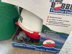 COOLERS, DRINK JUSGS, AND PORTABLE CAMPING TOILET