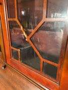 VINTAGE SECRETARY DESK WITH CHINA HUTCH