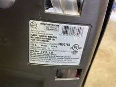 HOOVER POWER SCRUB (WORKS WELL BUT HAS BROKEN RELEASE TAB ON HANDLE)