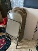 3-FOLDING TABLES, CARD TABLE, AND FOLDING CHAIRS