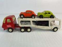 Tonka Mini Car Hauler with 3 Vehicles