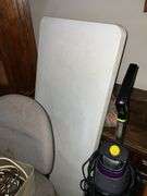 LARGE LOT OF CHAIRS, STANDS, BISSELL SWEEPER, ELECTRICAL CORDS