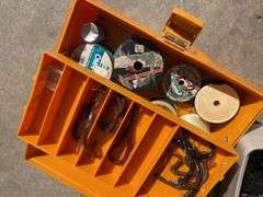 PAIR OF TACKLE TRAYS AND CONTENTS