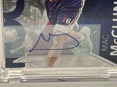 2023 Panini Mac McClung National Silver Packs Autographed Card (#’d 8/25)