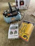 MCGRAW 3 HP AIR COMPRESSOR AND CENTRAL PNEUMATIC STARTER KIT