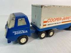 1979 Tonka Copper-Jarrett Semi Truck and Trailer