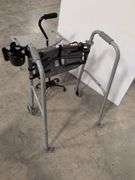 Guardian walker, shower seat, and walking cane