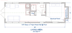 Mini Home on Wheels From Rosedale Trades