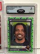 2024 Panini Score-A-Treat Jayden Daniels Green Bats RC (Mint 9) and 2024 Topps Now Jayden Daniels RC