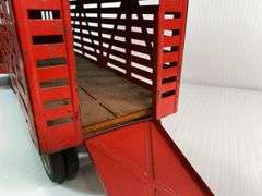 1950s Tonka Livestock Tractor Trailer