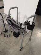 Guardian walker, shower seat, and walking cane