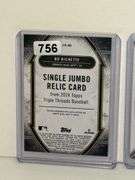 2024 Topps Bo Bichette Single Jumbo Relic Card, 2023 Bowman Gunnar Henderson RC, 2023 Topps Adley Ru