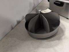 Cuisinart mini deep fryer and spinning metal tray - both like new