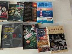 Miscellaneous books and frames photographs