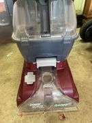 HOOVER POWER SCRUB (WORKS WELL BUT HAS BROKEN RELEASE TAB ON HANDLE)