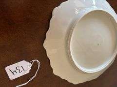RS Prussia Porcelain Plat with Peach Design