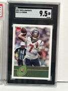 2024 Score Malik Nabers RC (APG Gem Mint 10) and 2023 Topps Composite CJ Stroud RC (SGC 9.5)