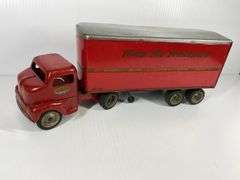 1940s/50s Tonka Toys Transport Tractor Trailer #140