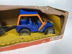 1981 Tonka Buggy with Trailer and Bikes