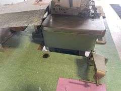 Wilcox and Gibbs surger industrial sewing machine with foot pedals