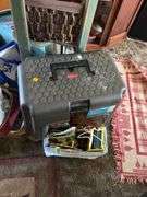 LARGE LOT OF DECOR, WOODEN SHELVES, BASKETS