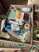 TABLETOP LAZY SUSAN'S, SORTED TOOLS, BASKETS AND MORE