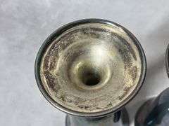 Wine Goblets, Possibly Sterling, 9 oz total weight