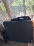 CARD TABLE WITH SET OF 3 CHAIRS