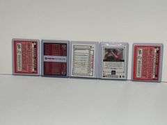 Assortment of MLB Greats Sports Cards (5 Total)