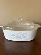 CorningWare Country Cornflower A-2-B Casserole Dish with Lid