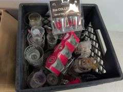 Drinking glasses and shot glasses with designs