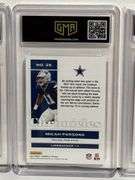 2022 Donruss Aidan Hutchinson “Elite Series” RC (GMA 10), 2021 Chronicles Micah Parsons RC (GMA 10),