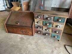 VINTAGE BREAD BOX AND DECOR ORGANIZER