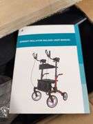 Upright Rollator Walker and pet safety fence - both new in box