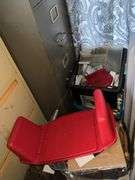 PAIR OF METAL CABINETS AND CONTENTS