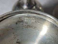 Wallace Sterling Wine Goblets, 1 lb. 1 oz total weight