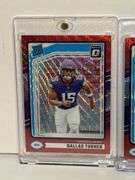 (4) 2024 Donruss Optic Rated Rookie Red Wave Short Print Parallel RC’s of Dallas Turner, Jaylen Wrig