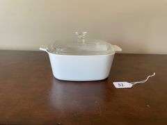 Corning Ware White Coupe Casserole Dish with Lid