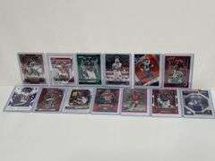 Assortment of Elite NFL WR Sports Cards (13 Cards Total)