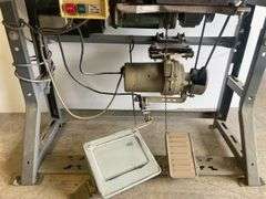 Wilcox and Gibbs surger industrial sewing machine with foot pedals