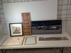 Sports pictures, signs, and other images